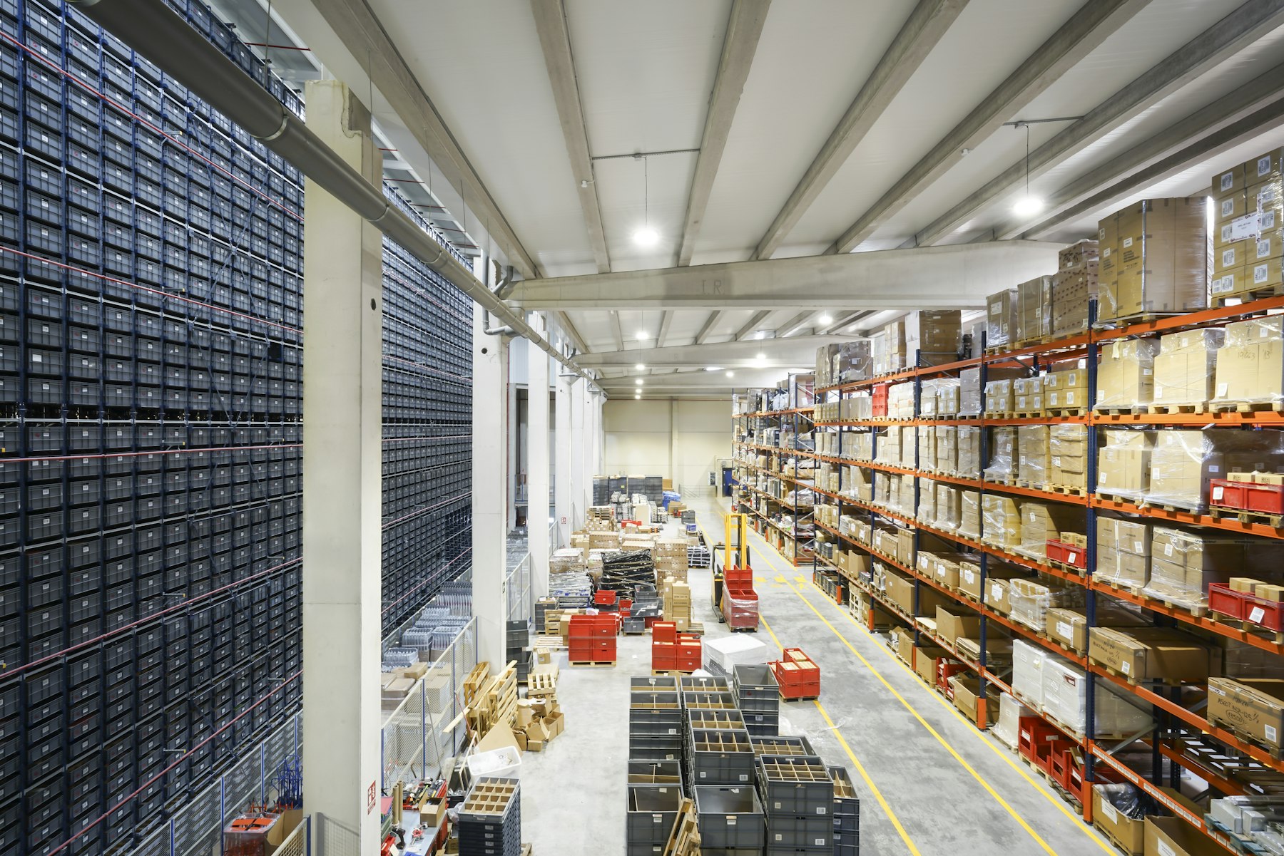 Back-of-store warehouse