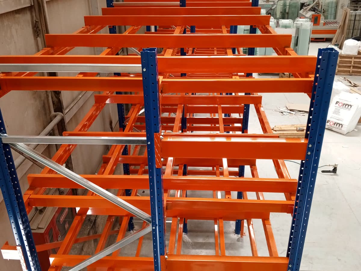 Pallet racking installation
